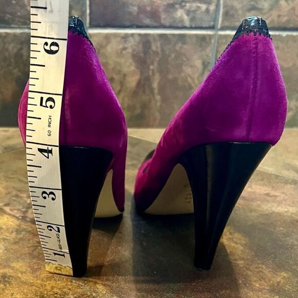 Nine West Wndakin Purple Black High Heels 7.5 - Picture 6 of 14